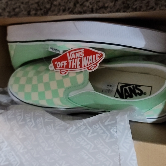 Vans 7.5 women Gr Ashtrwht - Picture 1 of 4